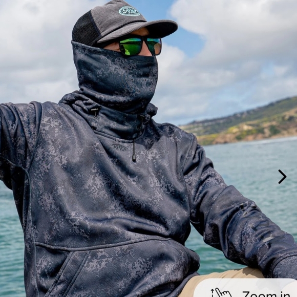 NWT Big Man AFTCO "REAPER," FISHERMAN HOODIE - Picture 12 of 12